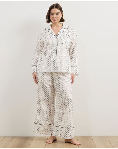 White & Black Polka Dot
