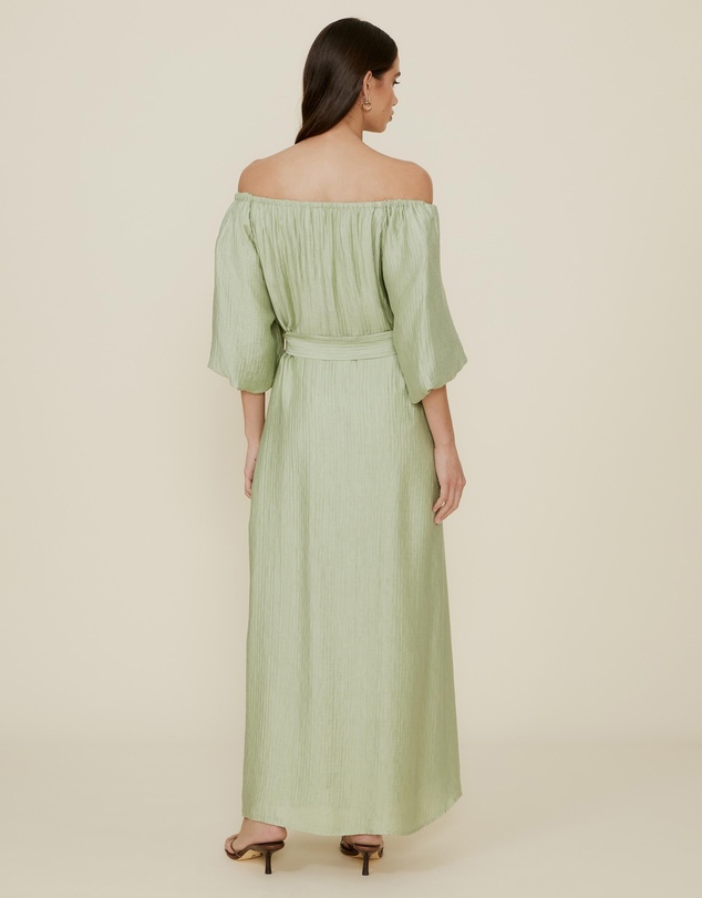 The Fated - Adjustable Neck Midi Dress