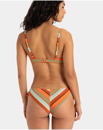 Roxy - Womens Sunset Stripe Bikini Top