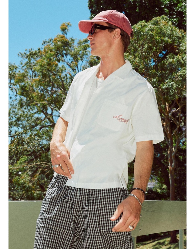 Arvust - Varsity Cropped Short Sleeve Shirt