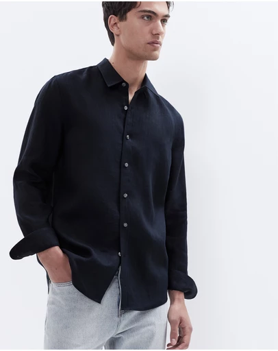 UNISON - Linen Regular Fit Shirt