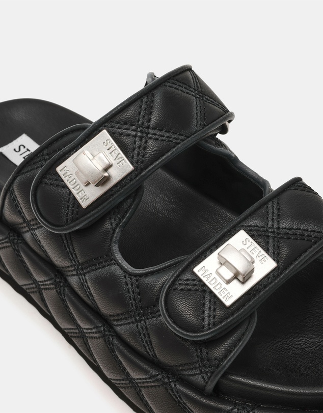 Steve Madden - Big Bang Black Sandals