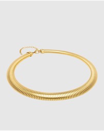 Nialaya Jewellery - Gold Stretch Choker