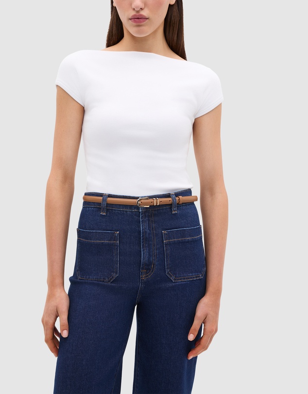 Seed Heritage - Avah Narrow Leather Belt