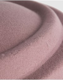 Max Alexander - Felt Dusty Pink Pillbox Hat