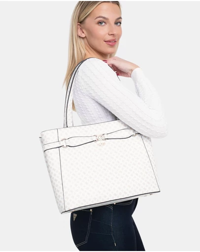 GUESS - Arlena Logo Small Noel Tote Bag