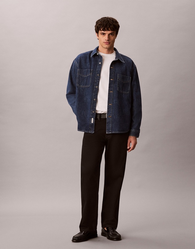 Calvin Klein Jeans - Denim Allover Monogram 90s Overshirt