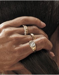 Arms Of Eve - Amira Gold and Pearl Ring