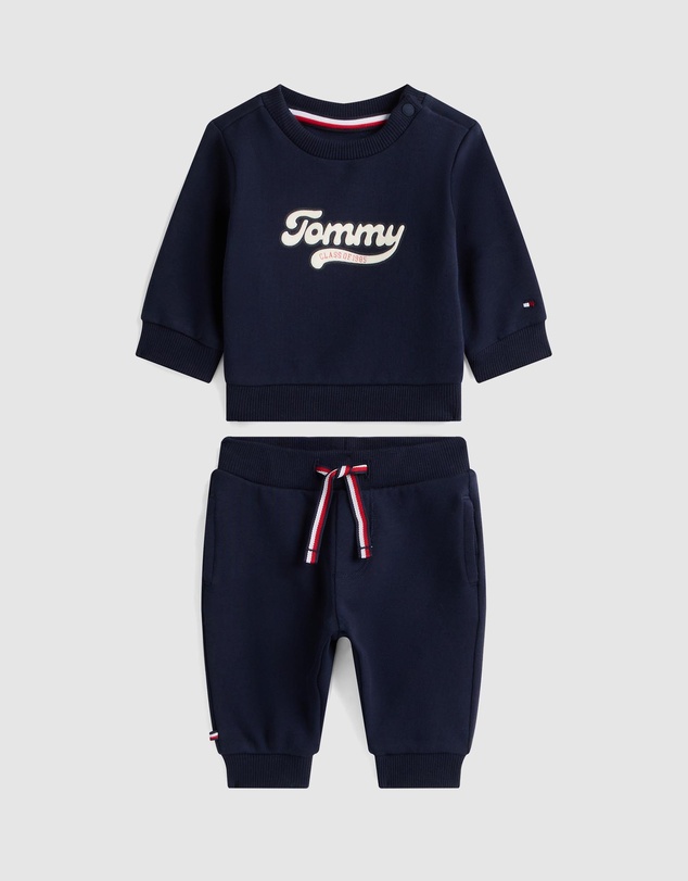 Tommy Hilfiger - Varsity Sweatshirt & Joggers Set - Babies