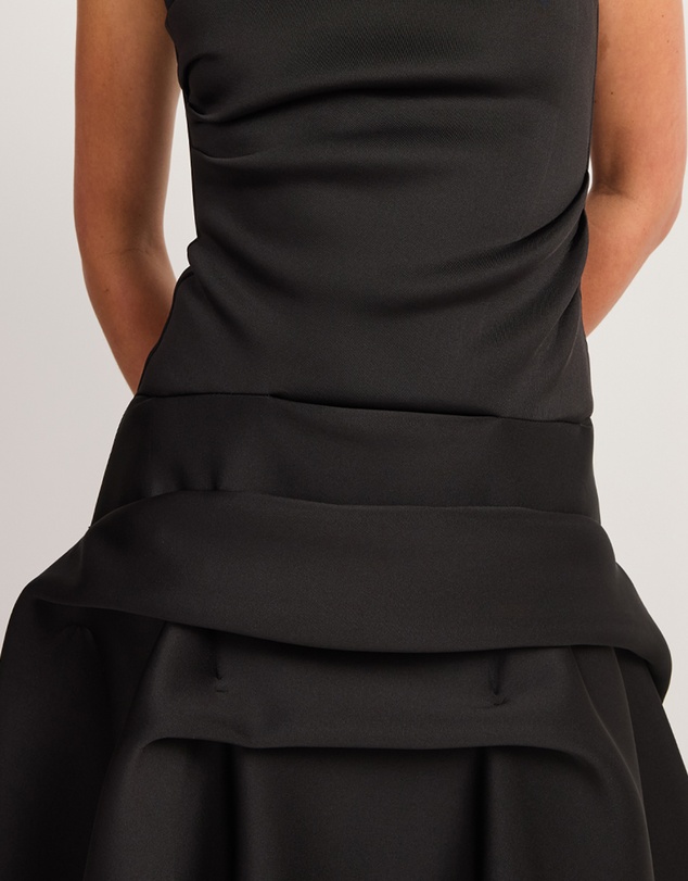 TOJHA - GAIA STRAPLESS MAXI DRESS BLACK