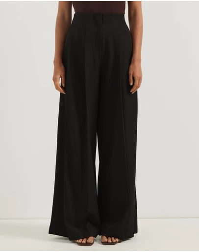 Atmos&Here - Molly Pleated Tailored Pants