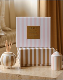 Moss St Fragrances - Patchouli, Pear & Oud Mini Candle & Diffuser Gift Set