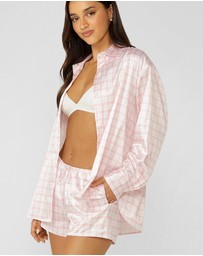 Lorna Jane - Love Game Satin Long Sleeve Shirt