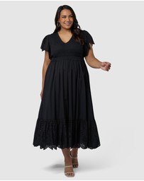 Something 4 Olivia - Anastasia Broderie Midi Dress