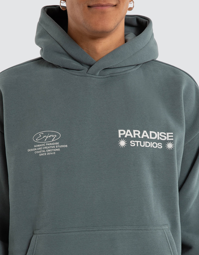 Nomadic Paradise - Echo Pines Oversized Hoodie