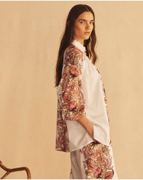 AUR OCEA - Bel Fiore Trellis Straight Leg Pants