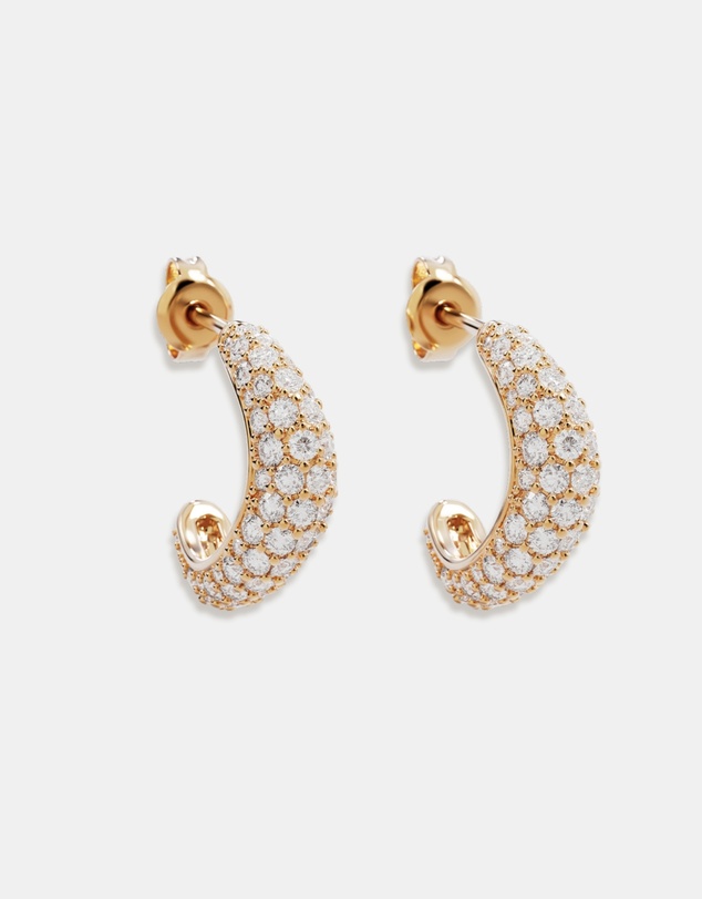 By Charlotte - Crystal Wave Hoops