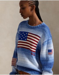 Polo Ralph Lauren - Flag Ombré Cotton Sweater
