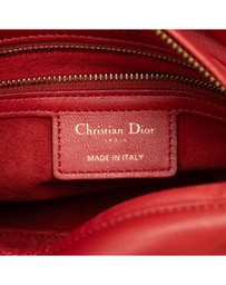 Pre-Loved by Azura Reborn - Pre-Loved Medium Lambskin Cannage Studded Supple Lady Dior