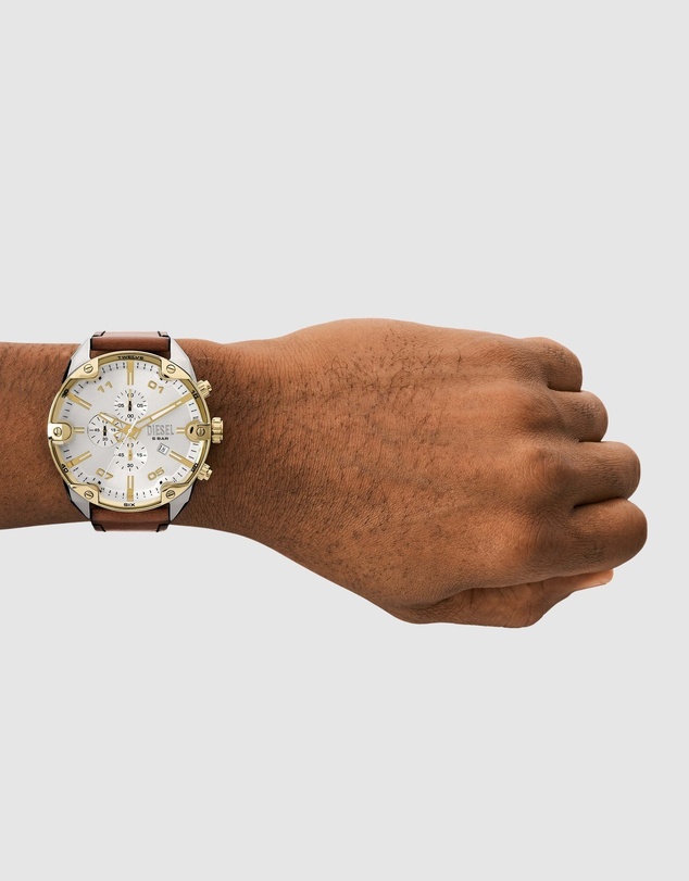 Diesel - Spiked Brown Chronograph Watch