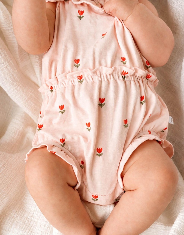 Fox & Finch - Sundae Organic Frill Romper - Kids