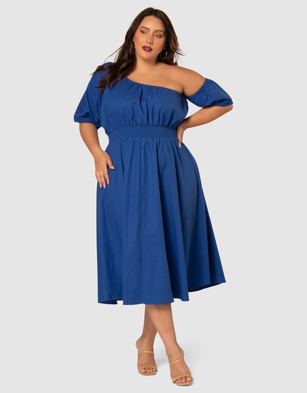 Pink Dusk by Curve Project - Brightside Midi Dress