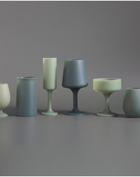 porter green - stegg | silicone unbreakable highball glasses