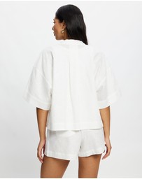 White By FTL - Bay Linen Shirt