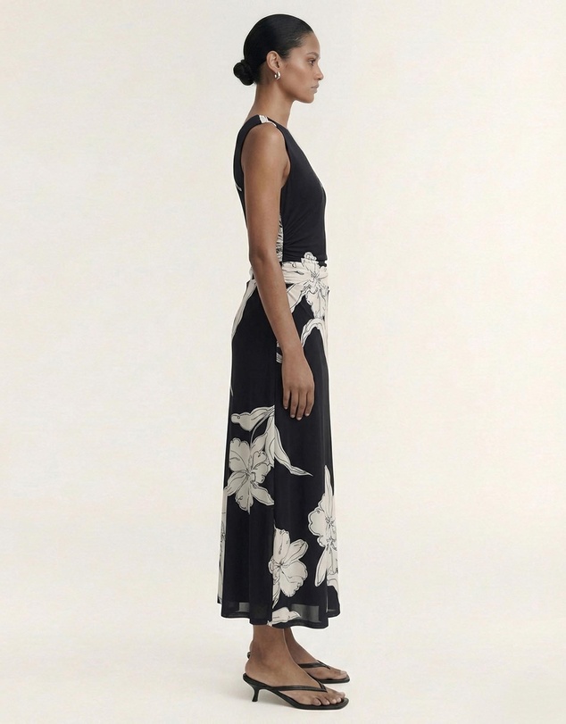 Staple the Label - Veda Mesh Midi Dress