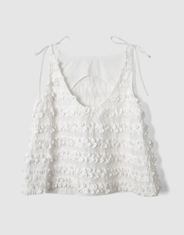 Damson Madder - Leili Ruffle Cami
