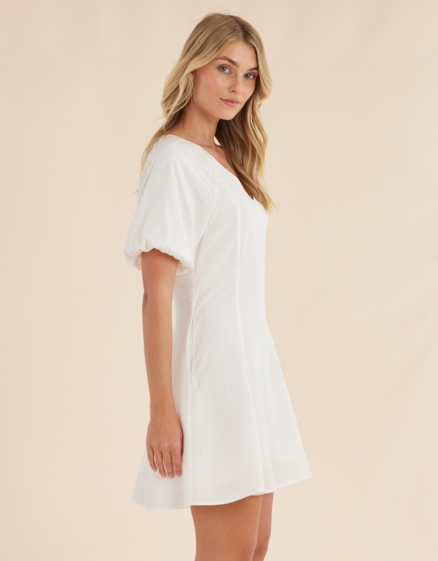 Amelius - Auguste Puff Sleeve Mini Dress
