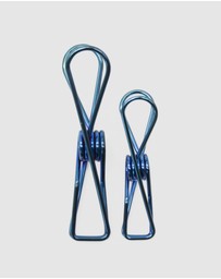 Morgan & Taylor - Small & Large Stainless Steel Pegs (40 Pack)
