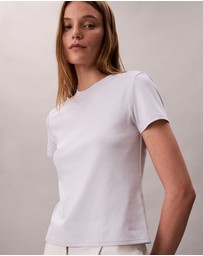 Calvin Klein - Supima Cotton Emblem Logo Baby Tee