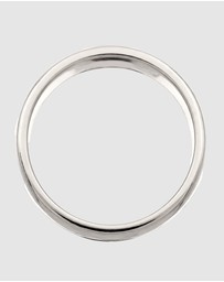 Kuzzoi - ICONIC EXCLUSIVE - Ring Men Enamel Sleek Design 925 Sterling Silver