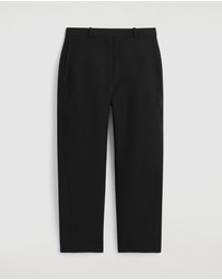 COS - Cropped Wool Barrel-Leg Trousers