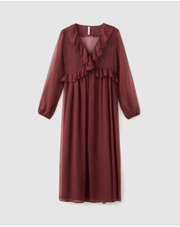 M.N.G - Puffed Sleeves Dress