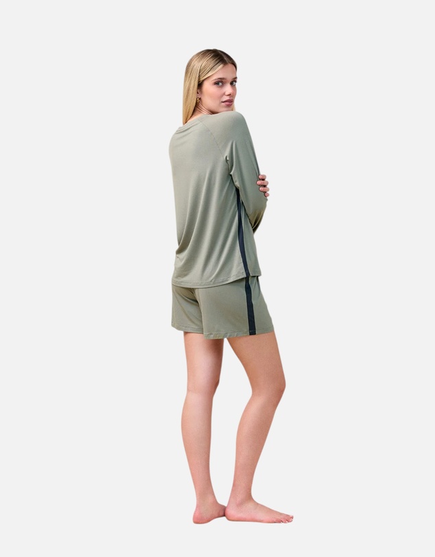 Gingerlilly - Pippa Bamboo Shorts with stripe