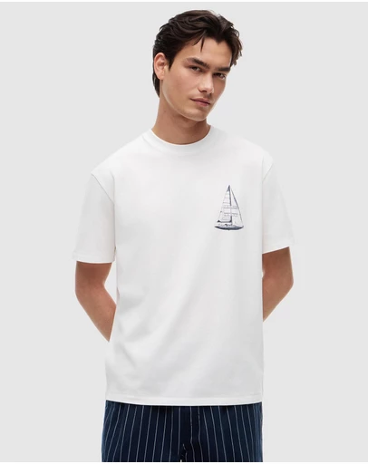 Tommy Jeans - Relaxed Sailboat Shortsleeve Tee
