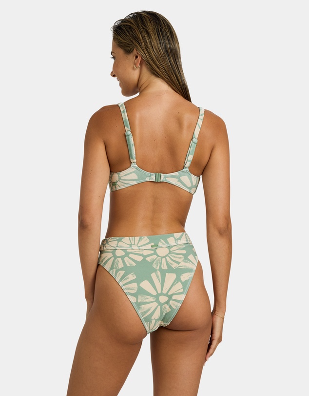 Roxy - Womens Suntribe Mod Mid Waist Bikini Bottom