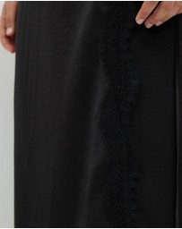 Calli - Union Satin Wrap Dress
