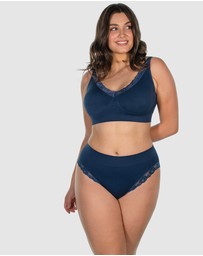 B Free Intimate Apparel - Contour Lace High Cut Briefs - 3 Pack