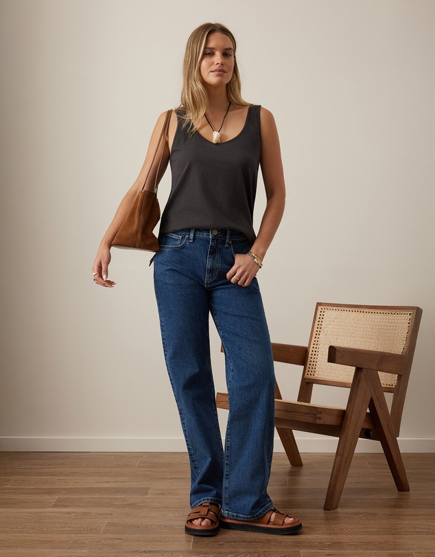 Ceres Life - Bloom Slouchy Scoop Tank