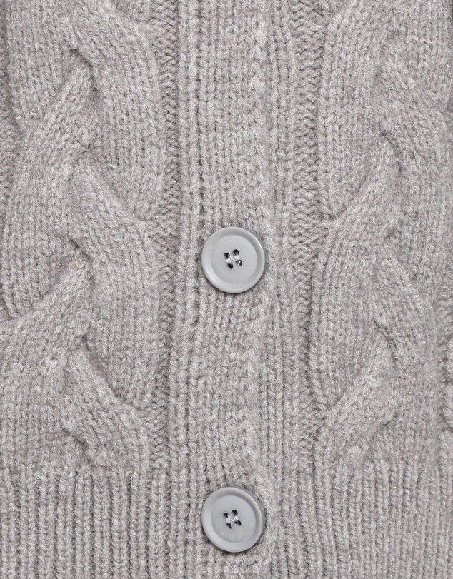 Petal & Pup - Nika Cable Knit Cardigan - Grey