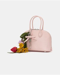 Self Portrait - Lizard Leather Toast Mini Bag