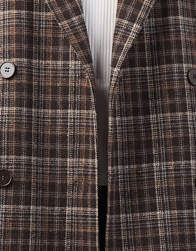 MVN - Plaid Long Coat