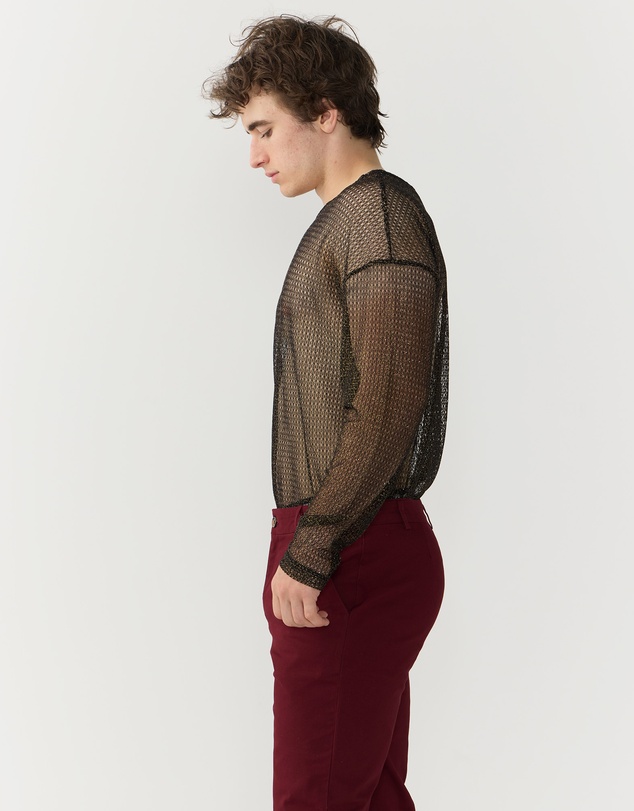 Justin Cassin - Troye Mesh Tee Top