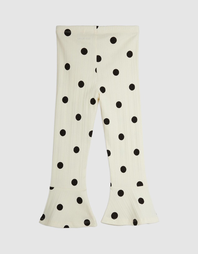 Mini Rodini - Dots Aop Dog Flared Trousers