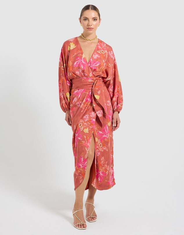 Pasduchas - Ruby Wrap Midi Dress