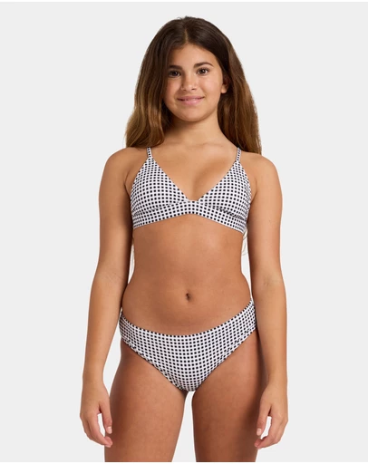 Billabong - Girls 6 to 16 Gingham Crush Tri Two Piece Swimsuit