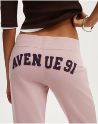 Cotton On - Graphic Low Rise Bootleg Sweatpant